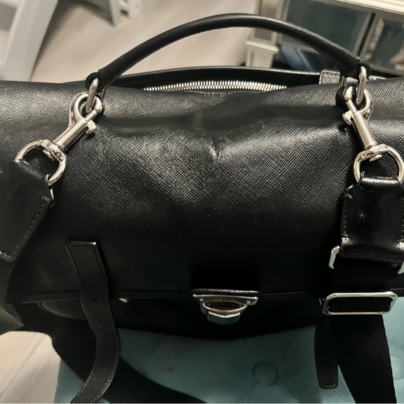 Prada Leather Messenger Bag Large authentic - Picture 9 of 13